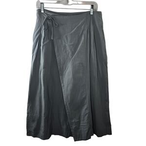 Easel Dark Gray Wide Leg Pants